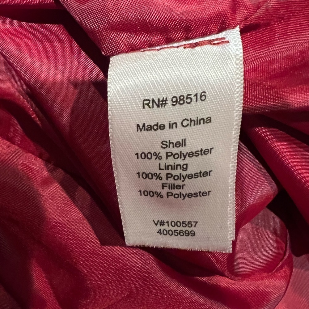 Coldwater creek red jacket coat size 18W - Picture 5 of 5